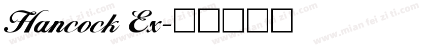 Hancock Ex字体转换